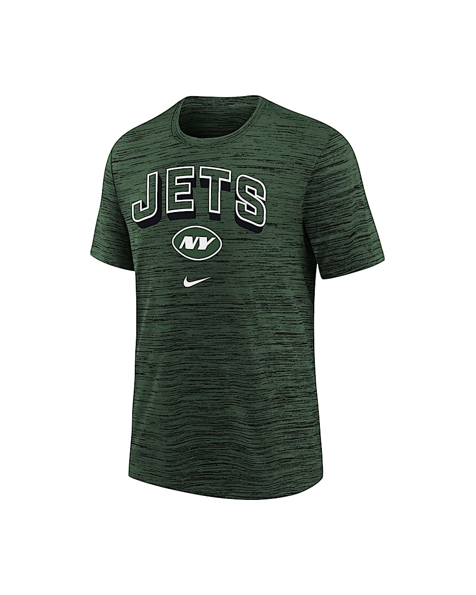 New York Jets Sideline Velocity Big Kids' Nike Dri-FIT NFL T